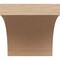 Ekena Millwork 6in. W x 6in. H x 20in. L Huntington Woodgrain TimberThane Rafter Tail, Primed Tan RFTUR06X06X20HUNRCPR - alternate 2